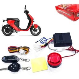 Auto Pearl 12V Black Two-Way Anti Theft Motorcycle Alarm Kit with 2 Pcs Remote for Super Soco Cumini-picture-43