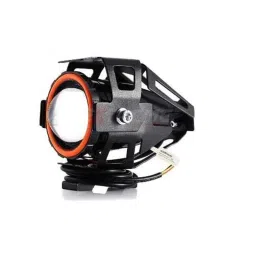 AllExtreme U7 Red Angel Eye Ring Mini CREE LED Fog Light with High &a; Low Flashing Beam-20