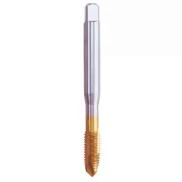 Emkay Tools HSS Spiral Point Flute Tin Coated Machine Tap, Size: 22x2.5 mm-picture-33