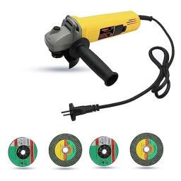Walkers 800W 4 inch Angle Grinder with 2 Pcs Metal Wheel &a; 2 Pcs Grinding Wheel, WKCB407-2