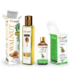 GoWoo 2 Pcs 10ml Natural Cypress Aroma Oil &a; 100ml Walnut Carrier Oil Set, GWOC506-P18+P183-picture-49