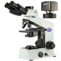 Magnus MX-21i Tr LED Trinocular Research Microscope with Magcam-1