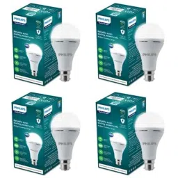 Philips 10W B22 6500K Crystal White Rechargeable Emergency LED Bulb (Pack of 4)-28