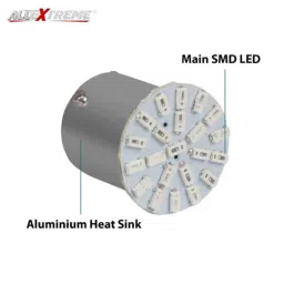 AllExtreme EX22T2B 2 Pcs T10 22 SMD COB Chip Front &a; Back Turn LED Indicator Light Set image 2