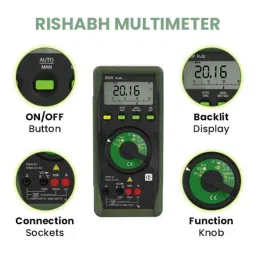 Rishabh multi 12S Digital Multimeter AC Volt 1mV to 1000V image 3