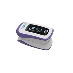BPL iOXY White Bluetooth Finger Tip Pulse Oximeter with OLED Display image 3