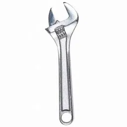 Westward 1NYA7 18 inch Alloy Steel Chrome Adjustable Wrench-picture-44