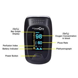 BPL Black Smart Oxy Finger Tip Pulse Oximeter image 3