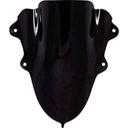 AOW Double Bolt Bubble Visor for Yamaha R15 V3 (Black) C-51-39