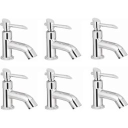 IRIS Croma Brass Chrome Finish Pillar Cock (Pack of 6)-34