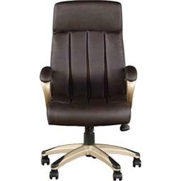 KDF Mart Upholstery Fabric Brown Medium Back Adjustable Executive Swivel Chair with Back Support, MIS160-image-98