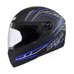 Studds Ninja Elite Super D5 Decor ISI Matt Black Full Face Flip-Up Helmet, Size: 560 mm-picture-22