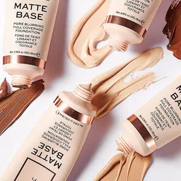 Makeup Revolution London Matte Base Pore Blurring Full Coverage Foundation 28ml-Shade F6.5 image 5