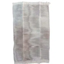 Singhal 24x38 inch Polypropylene Off White Multipurpose Leno Mesh Storage Bag with Drawstring, ZA03 (Pack of 5)-picture-25