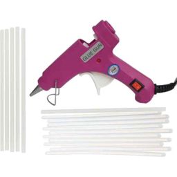 Gunstick 20W Magenta Glue Gun with 20 Pcs Transparent Glue Sticks-image-94