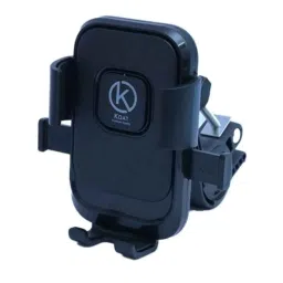 Koat Black Motorcycle &a; Bicycle Mobile Holder with 360 deg Rotation, KT-88-39