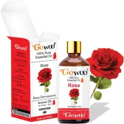 GoWoo 50ml Rose Oil for Anti Stress, Skin Glow &a; Aromatherapy, GOWOO-P-149-picture-15