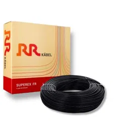 RR Kabel 2.5 Sqmm Single Core PVC Copper Black RR-Unilay FR Flexible Cable, 10301034002, Length: 90 m-image-13