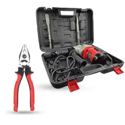Hillgrove 1200W Demolition Hammer Concrete Breaker with 2 Bits &a; 8 inch Plier, HGCM1378-picture-5