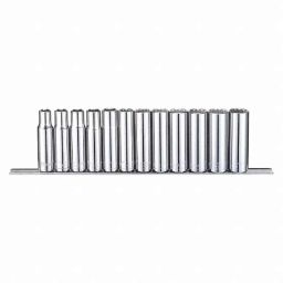 Westward 12Pcs 10-21mm Chrome Socket Set, 53PN71-picture-4