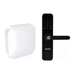 Dorset Steel Graphite Matt Finish Smart Door Lock with System, DG 203 MGM-10