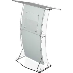 Classic Concepts 26x20 inch Clear Frosted Acrylic Podium Stand for Conference &a; Seminar, CCP056-image-52