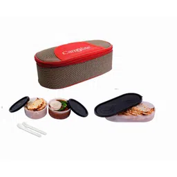 Carrolite 650ml Brown &a; Black Plastic Lunchbox, Black_P-16-picture-24