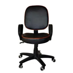 Mezonite Low Back Leatherette Black Office Executive Chair-picture-10