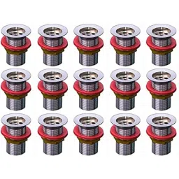 Spazio 32mm Stainless Steel Chrome Finish Full Thread Waste Coupling (Pack of 15)-picture-49