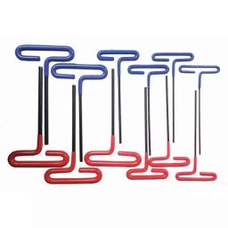 Westward Alloy Steel Black Oxide T Shape Hex Key, 493L32 (Pack of 12)-picture-31