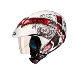 Studds N2 Expanded Polystyrene ISI Certified White Open Face Helmet, Size: 600 mm-picture-47