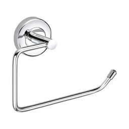 Aligarian Stainless Steel Polished Finish Wall Mounted C-Shaped Round Base Open Towel Ring-7