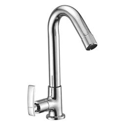 Oleanna DE-14SN Desire Brass Silver Chrome Finish Swan Neck Tap-image-76