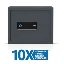 Godrej NX Pro Plus Digi+Bio 30 Litre Home Locker with Inbuilt I-buzz Alarm, Automatic Freeze, Low Battery Indicator &a; Master Password image 3