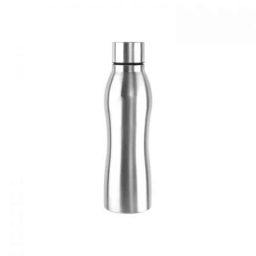 Cello Curvy 1000ml Stainless Steel Silver Single Wall Water Bottle, 405CSSB0475 (Pack of 3)-picture-10