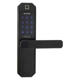 IPSA Black Steel Series 30 Digital Smart Door Lock, 14708-43