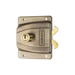 Europa 10 Pin Brass Sliding Wardrobe Furniture Lock with 2 Keys, F367 AB-image-36
