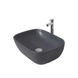 Osam 410x335x150mm Ceramic Dark Grey Matt Bathroom Wash Basin-picture-37