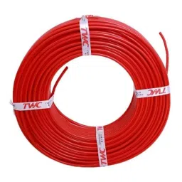 TWC Active 1.5 Sqmm Red PVC Insulated Copper Conductor FR Industrial Cable, Length: 45 m-93