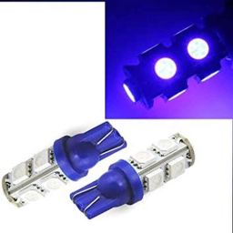 AOW 9 SMD (Blue) LED Parking Bulb Pilot Light/License Plate car Lights For Tata Manza (Pair/12V)-23