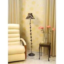 Tucasa Leaf Floor Lamp with Poly Silk Shade, LG-584, Weight: 1100 g-image-15