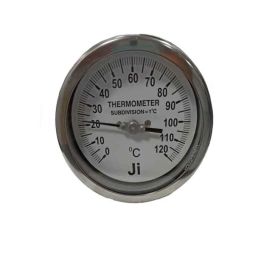 Japsin Instrumentation 0-120 deg C Bimetal Dial Thermometer, Connection: 1/2 inch, JI-STT-100-4