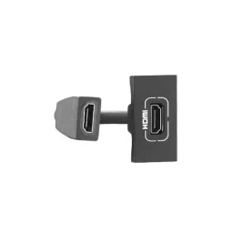 Legrand Allzy 1 Module Matt Black Preterminated HDMI Socket, 681234-picture-21