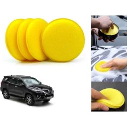 Auto Pearl Polyurethane Beige Washing &a; Waxing Polish Foam Sponge for FortunerT2 2016-2019 (Pack of 4)-picture-18