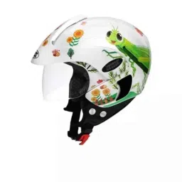 Studds Marshall Kids D3 Decor Plastic White Open Face Open Face Helmets, Size: Small-picture-27