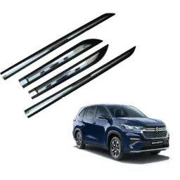 SureStrive 4 Pcs Black &a; Silver Side Door Car Beading Set for Maruti Suzuki Invicto All Model-33