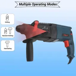Hillgrove 1200W 26mm Rotary Hammer Drill Machine with 5 Bits &a; Carry Case, HG0082 image 4