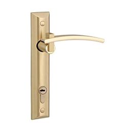 Bonus Olive1-8inch 75mm Brush Brass Both Side Key Mortice Lock Set-image-53