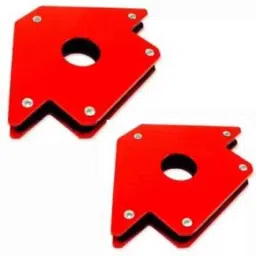 Malfah Enterprises 12.7cm Steel Red Magnetic Clamps (Pack of 2)-picture-7