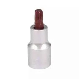 De Neers 12.5mm Chrome Vanadium Steel Square Drive Long Torx Socket, T70-picture-0